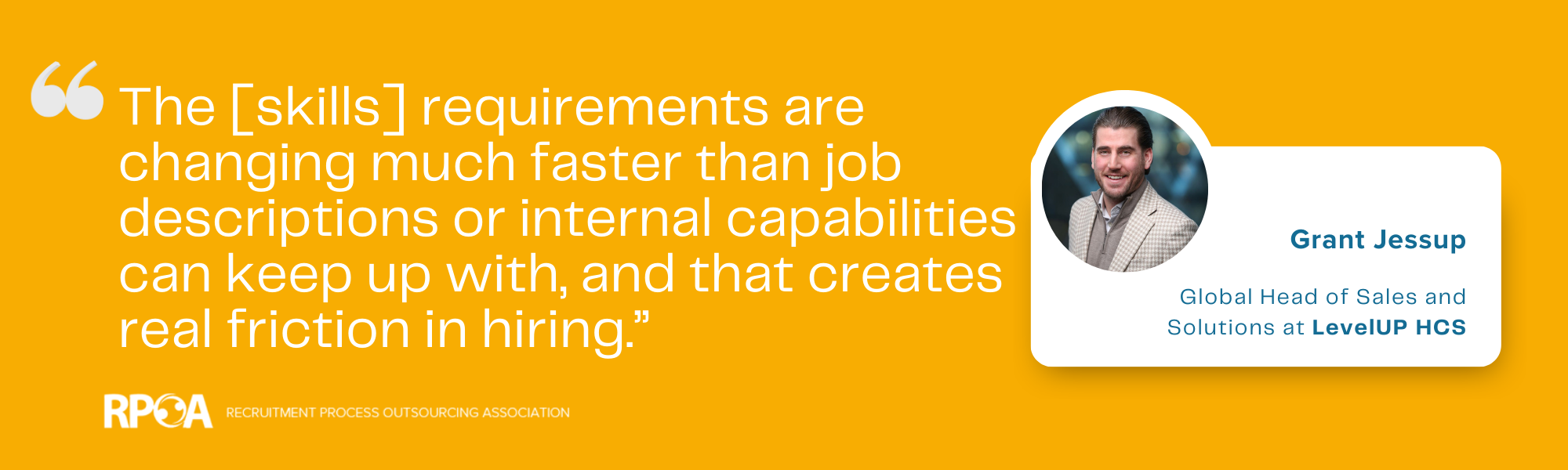 Grant Jessup on Skills Changing Pace