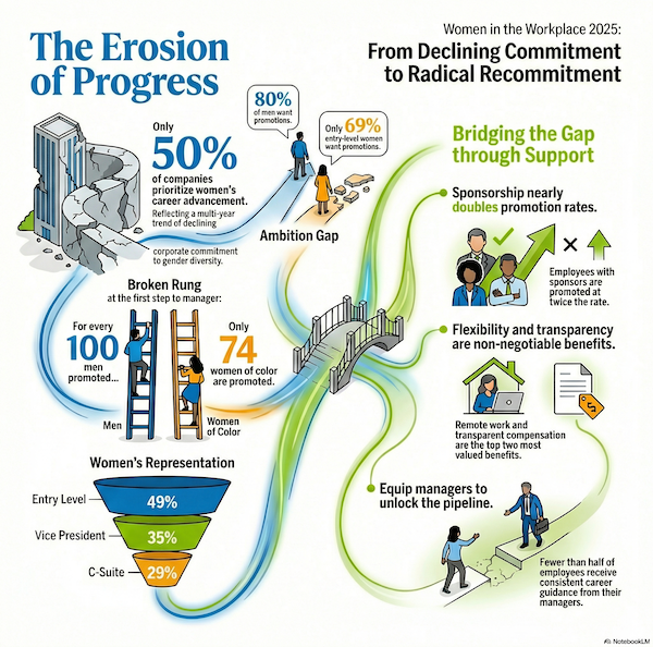 Women in the Workplace 2025 Infographic