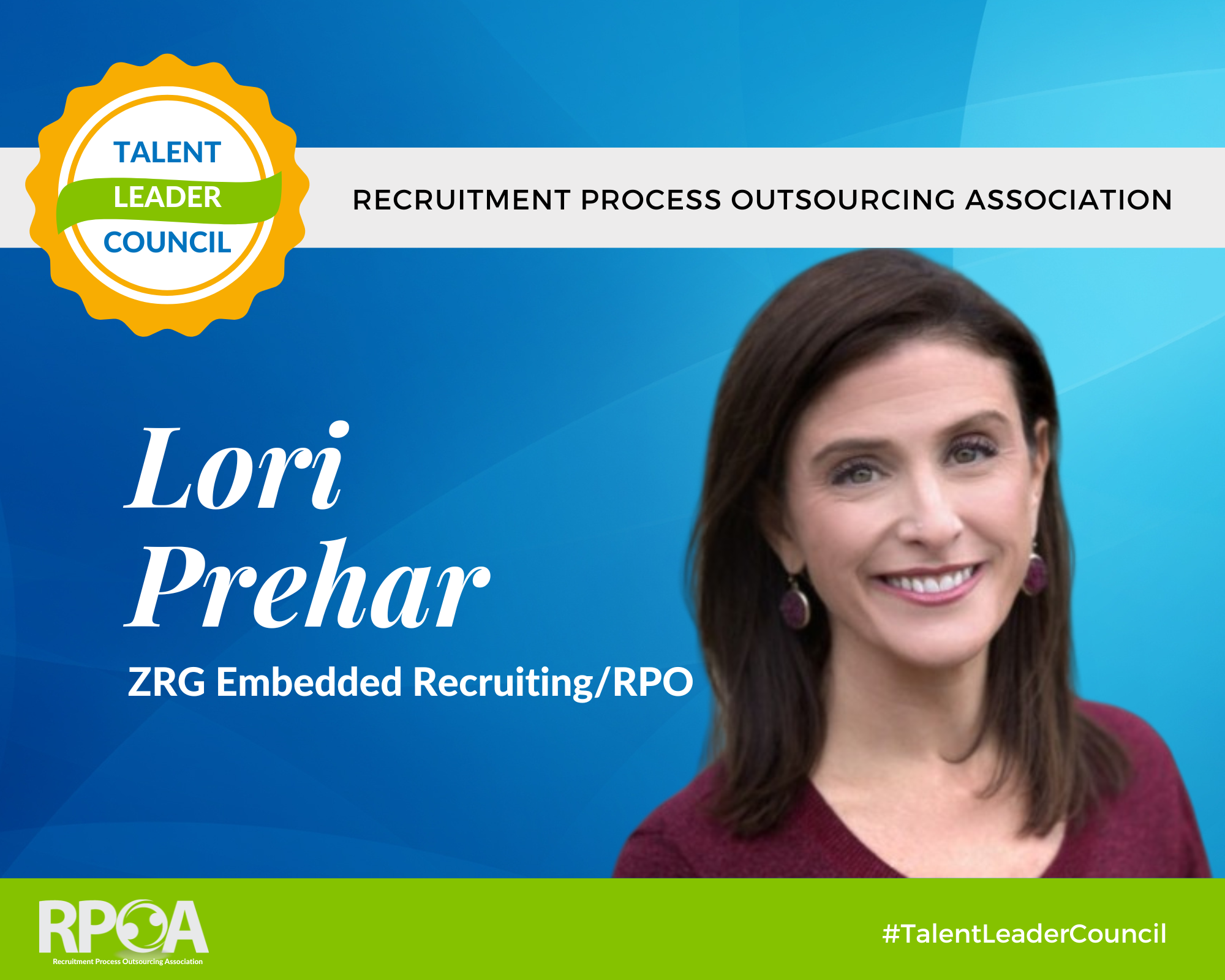 Lori Prehar of ZRG Talent Leader Council Contributor