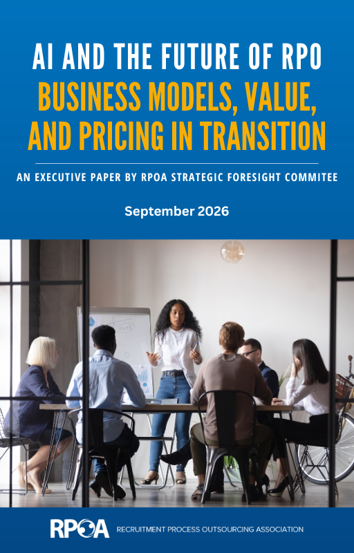 RPOA Releases New Report Examining How AI Is Reshaping RPO Business Models, Value, and Pricing