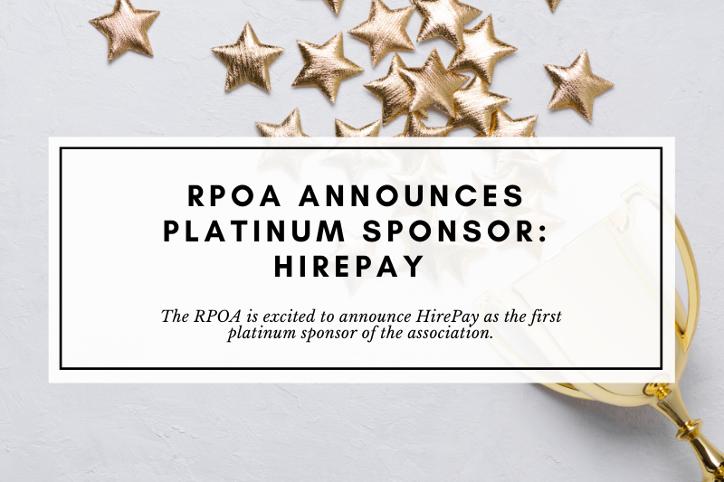 RPOA Welcomes HirePay as the First Platinum Sponsor
