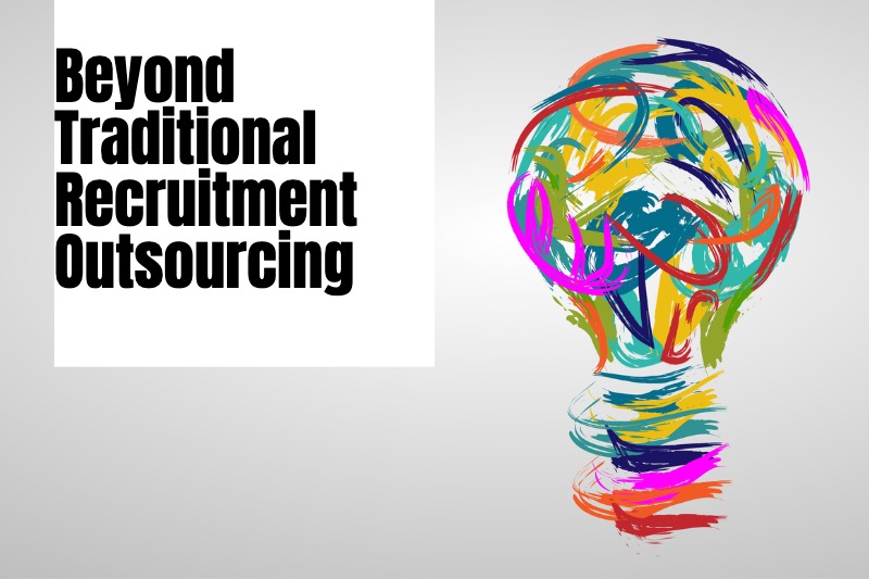 Light bulb helping you see beyond traditional recruitment outsourcing